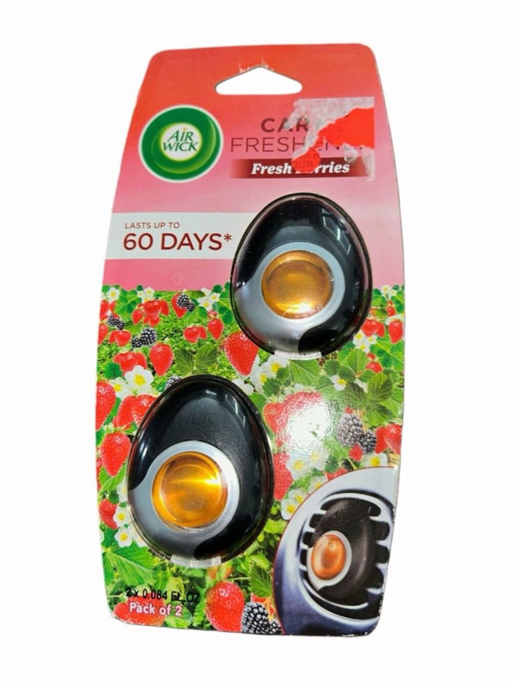 Airwick Car Freshners Fresh Berries Scent 2 Pack